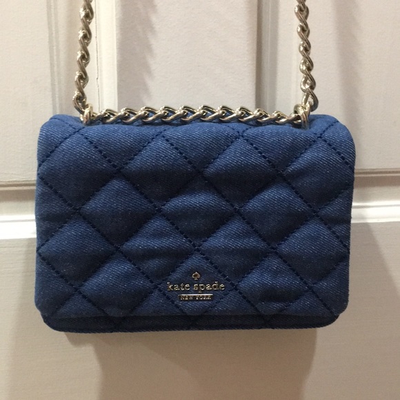 kate spade Handbags - NWOT Kate Spade Denim Purse Bag